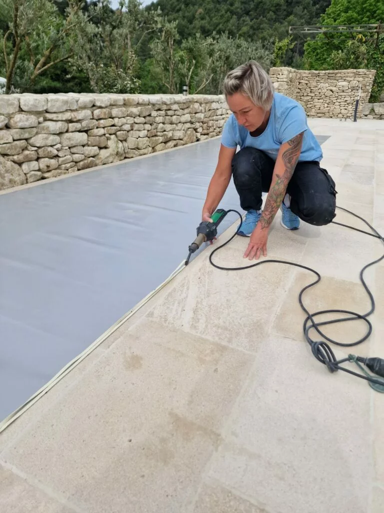 Installation professionnelle de PVC armé