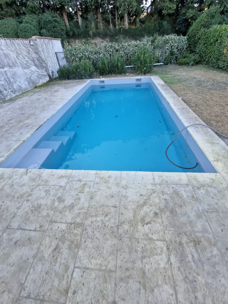 Réalisation piscine à Jonquerettes